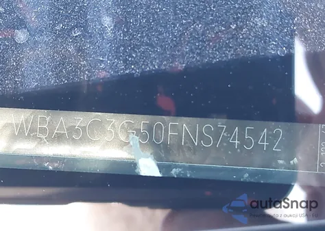 2015 BMW 320I xDrive z USA, uszkodzony, nr VIN WBA3C3G50FNS74542